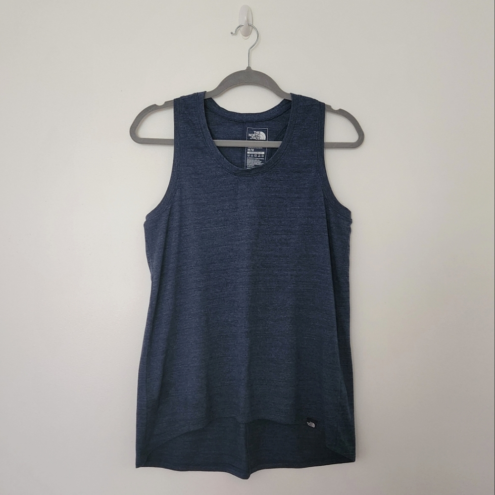 The North Face Dark Blue Racerback Tank Top Size Medium